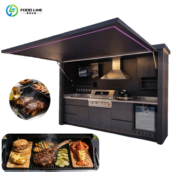 modular outdoor kitchen pod for sale