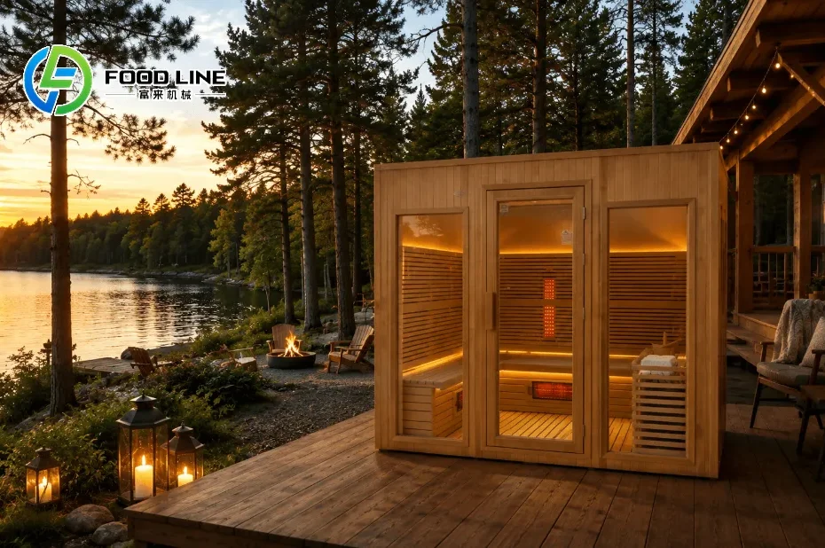 outdoor sauna kits for uk glamping retreats