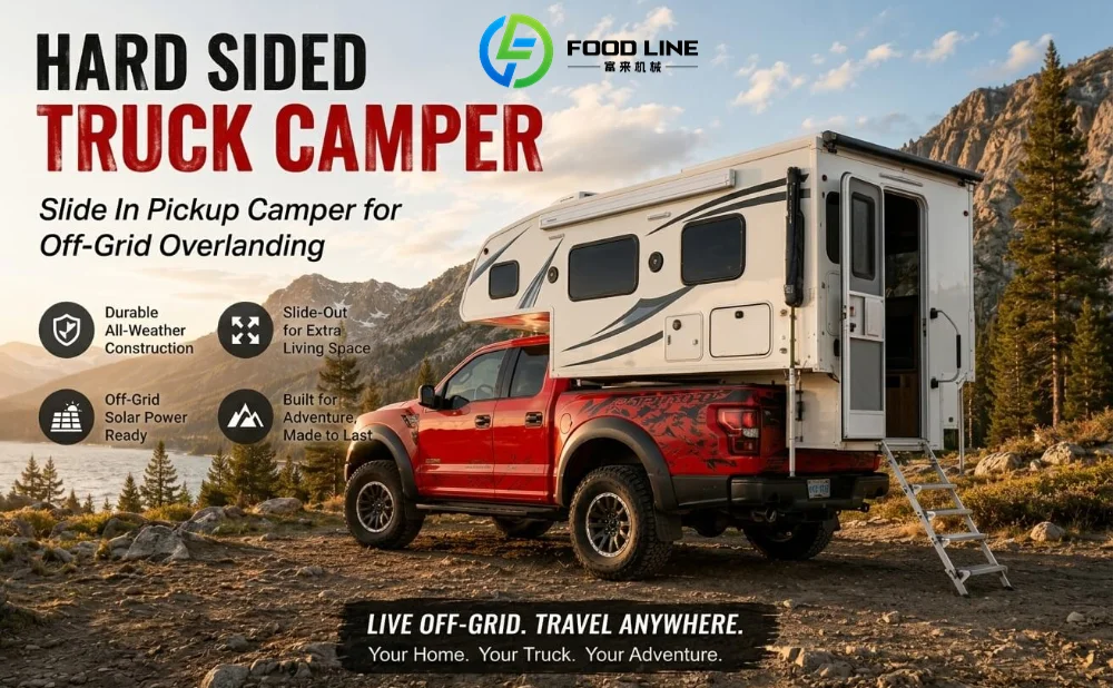 slide in hard sided truck camper for sale