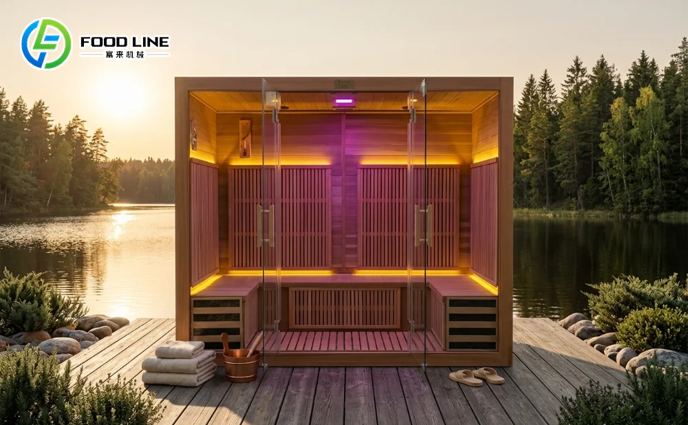 Luxury Outdoor Sauna Cabin for Hospitality