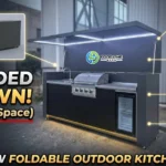 New Foldable Outdoor Kitchen Pod new foldable aluminum outdoor kitchen pod