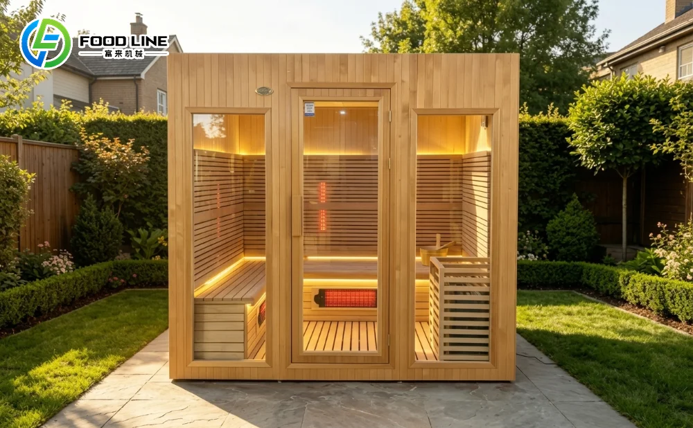 Outdoor Wooden Sauna for Property Developments