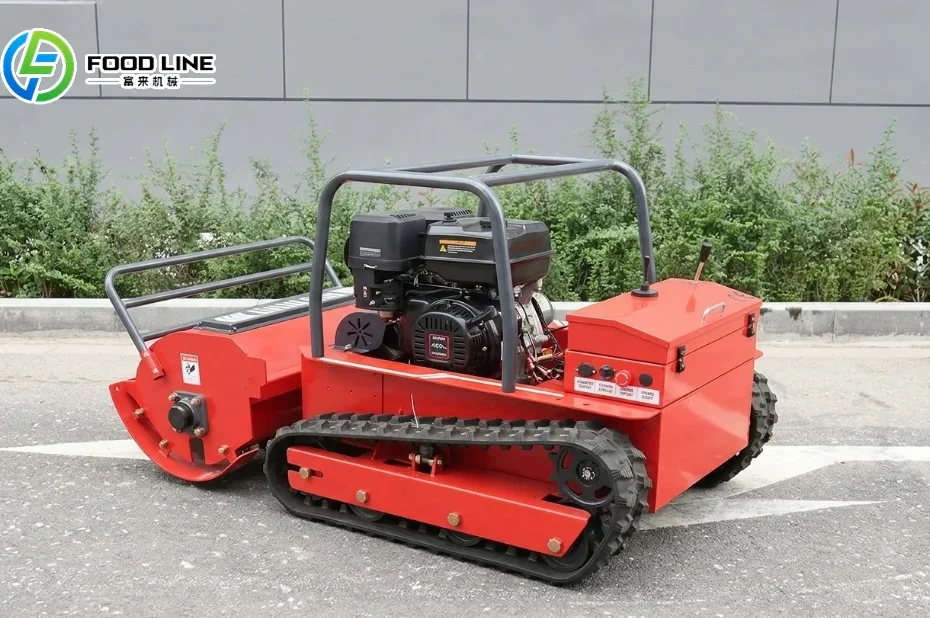 all terrian diesel remote control tracked mower