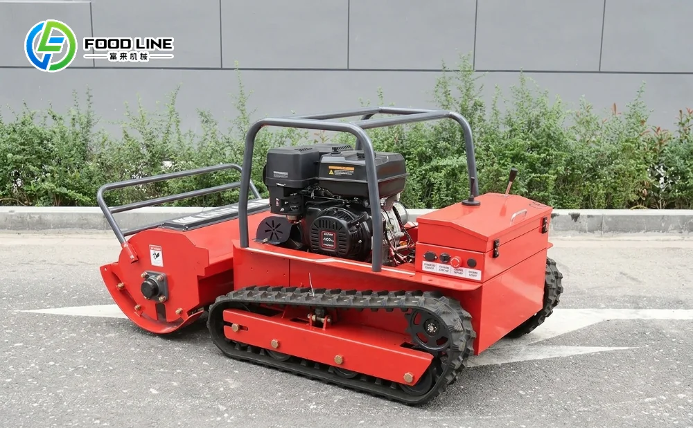 all terrian diesel remote control tracked mower