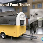 buy small round food trailer