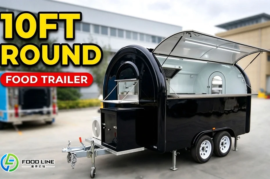 custom 10ft concession food trailer for mobile coffer catering
