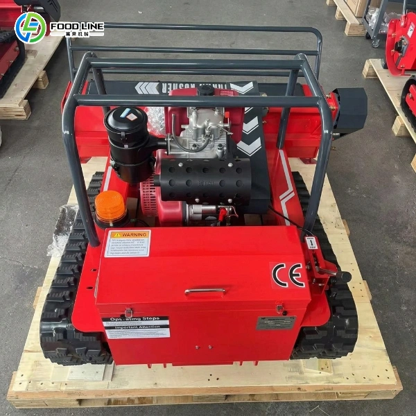 diesel RC brush cutter packaged